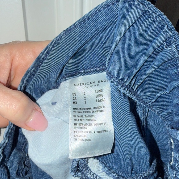 Blue Wide-Leg Pants - Picture 5 of 5